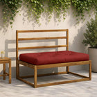 Pallet Zitkussen VIANEN 100% Polyester Rood 120 x 80 x 12 cm