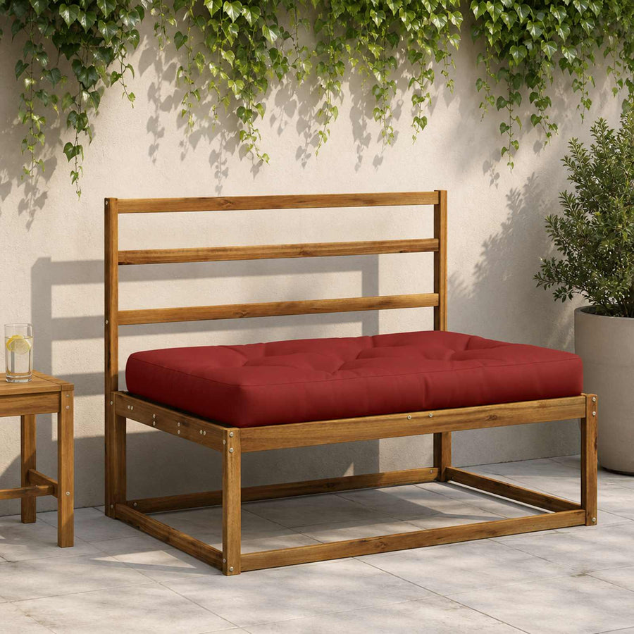 Pallet Zitkussen VIANEN 100% Polyester Rood 120 x 80 x 12 cm