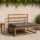 Pallet Zitkussen VIANEN 100% Polyester Grijs 120 x 80 x 12 cm