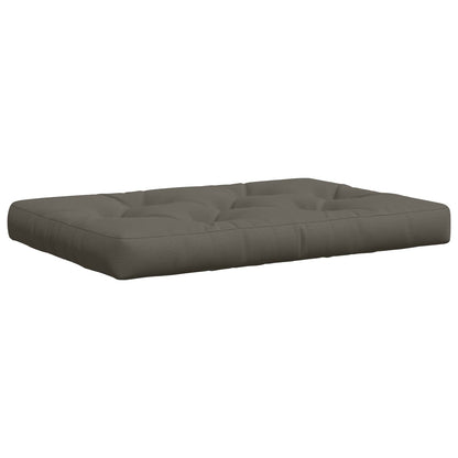 Pallet Zitkussen VIANEN 100% Polyester Grijs 120 x 80 x 12 cm