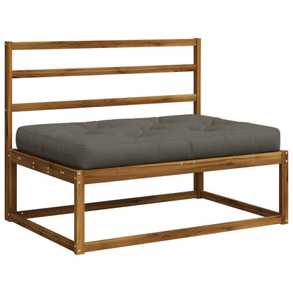 Pallet Zitkussen VIANEN 100% Polyester Grijs 120 x 80 x 12 cm