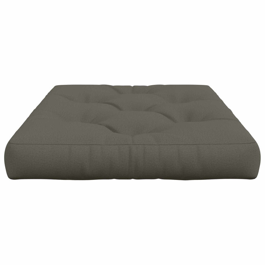 Pallet Zitkussen VIANEN 100% Polyester Grijs 120 x 80 x 12 cm