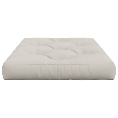 Pallet Zitkussen VIANEN 100% Polyester Wit 120 x 60 x 12 cm