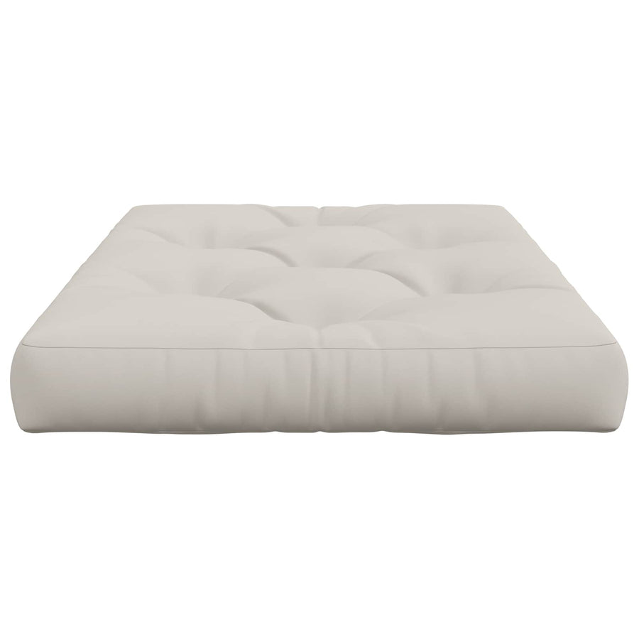 Pallet Zitkussen VIANEN 100% Polyester Wit 120 x 60 x 12 cm