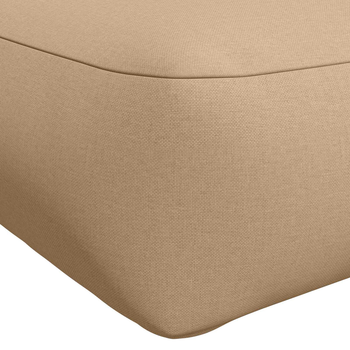 Pallet Zitkussen VIANEN 100% Polyester Zand 120 x 60 x 12 cm