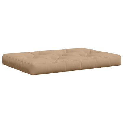 Pallet Zitkussen VIANEN 100% Polyester Zand 120 x 60 x 12 cm