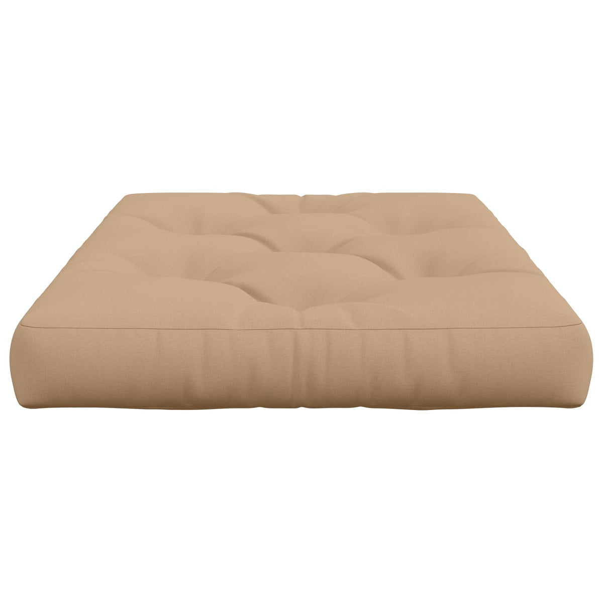 Pallet Zitkussen VIANEN 100% Polyester Zand 120 x 60 x 12 cm