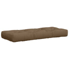 Pallet zitkussen 120x50x12 cm taupe polyester