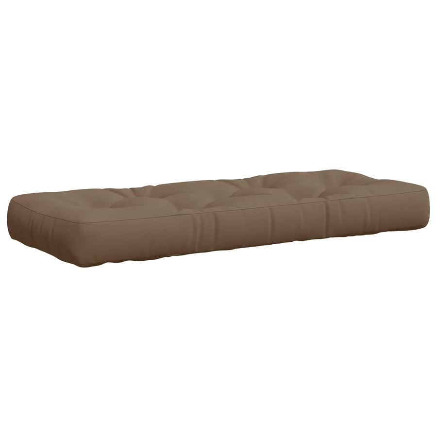 Pallet Zitkussen VIANEN 100% Polyester Taupe 120 x 50 x 12 cm