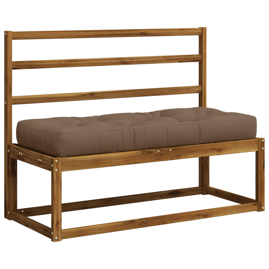 Pallet Zitkussen VIANEN 100% Polyester Taupe 120 x 50 x 12 cm