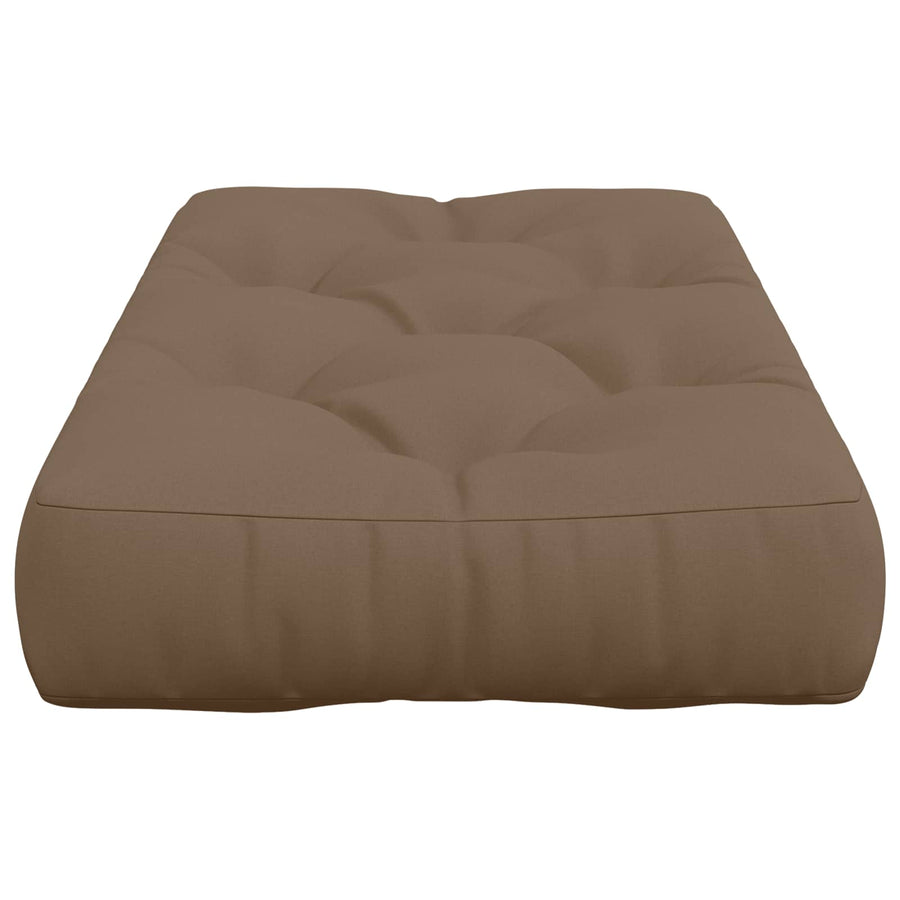 Pallet Zitkussen VIANEN 100% Polyester Taupe 120 x 50 x 12 cm