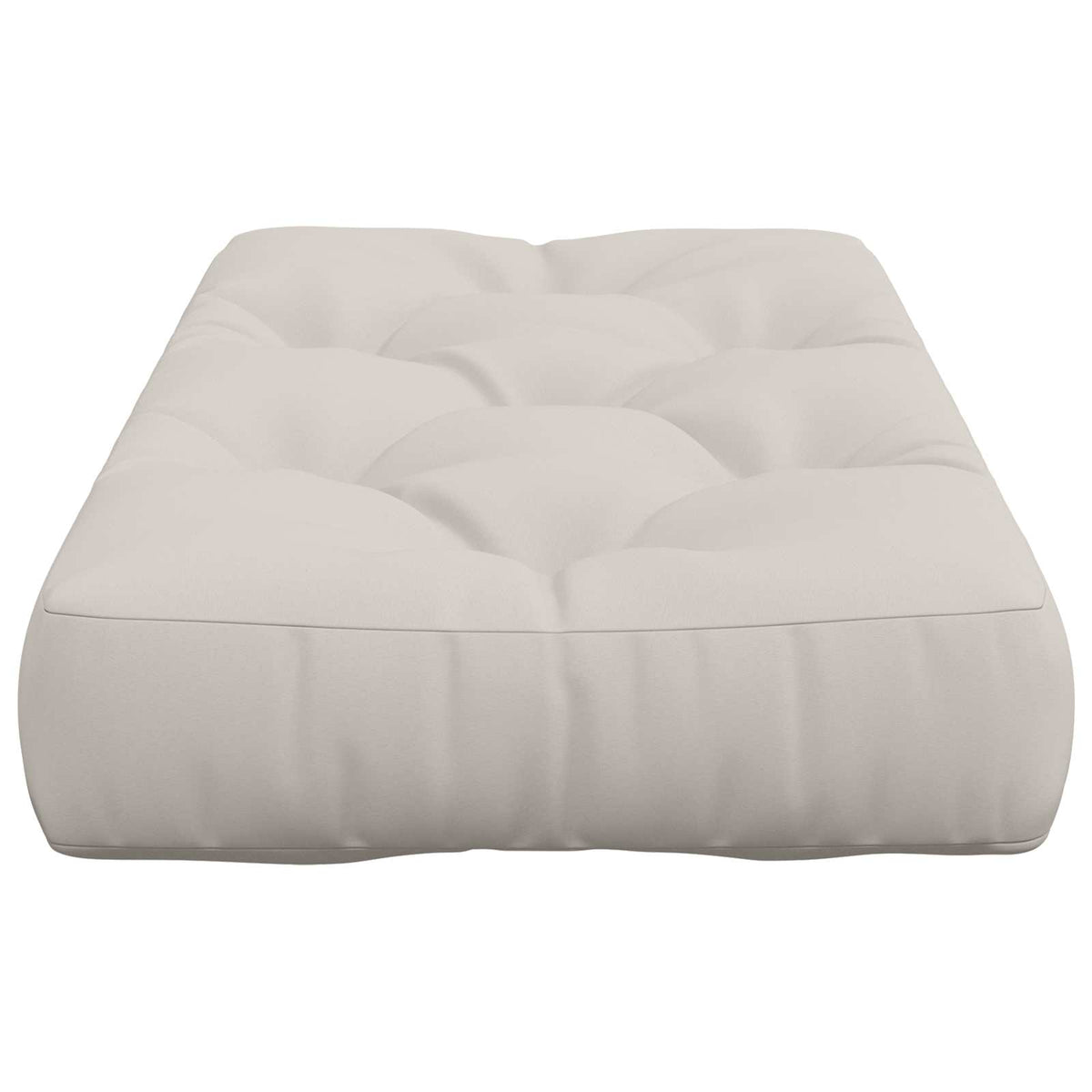 Pallet Zitkussen VIANEN 100% Polyester Wit 120 x 50 x 12 cm