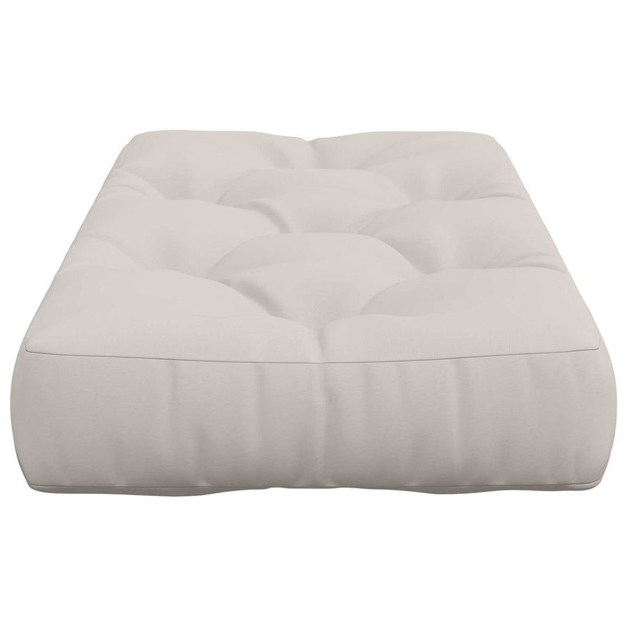Pallet Zitkussen VIANEN 100% Polyester Wit 120 x 50 x 12 cm