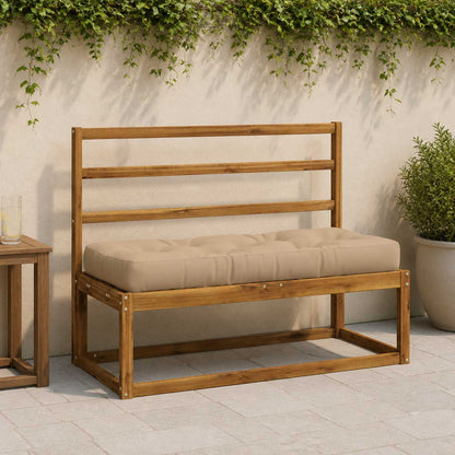 Pallet Zitkussen VIANEN 100% Polyester Zand 120 x 50 x 12 cm