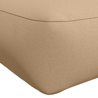 Pallet Zitkussen VIANEN 100% Polyester Zand 120 x 50 x 12 cm