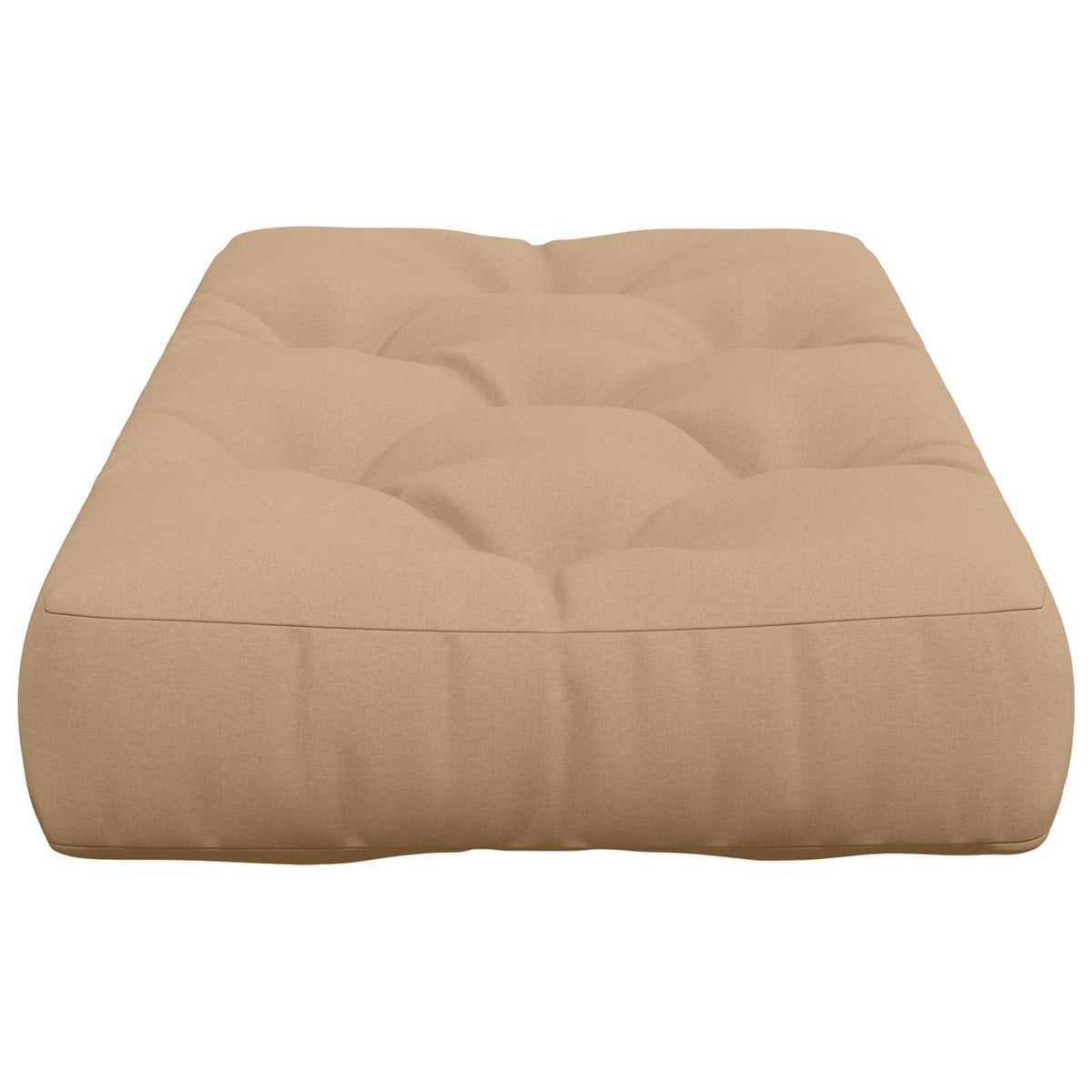 Pallet Zitkussen VIANEN 100% Polyester Zand 120 x 50 x 12 cm