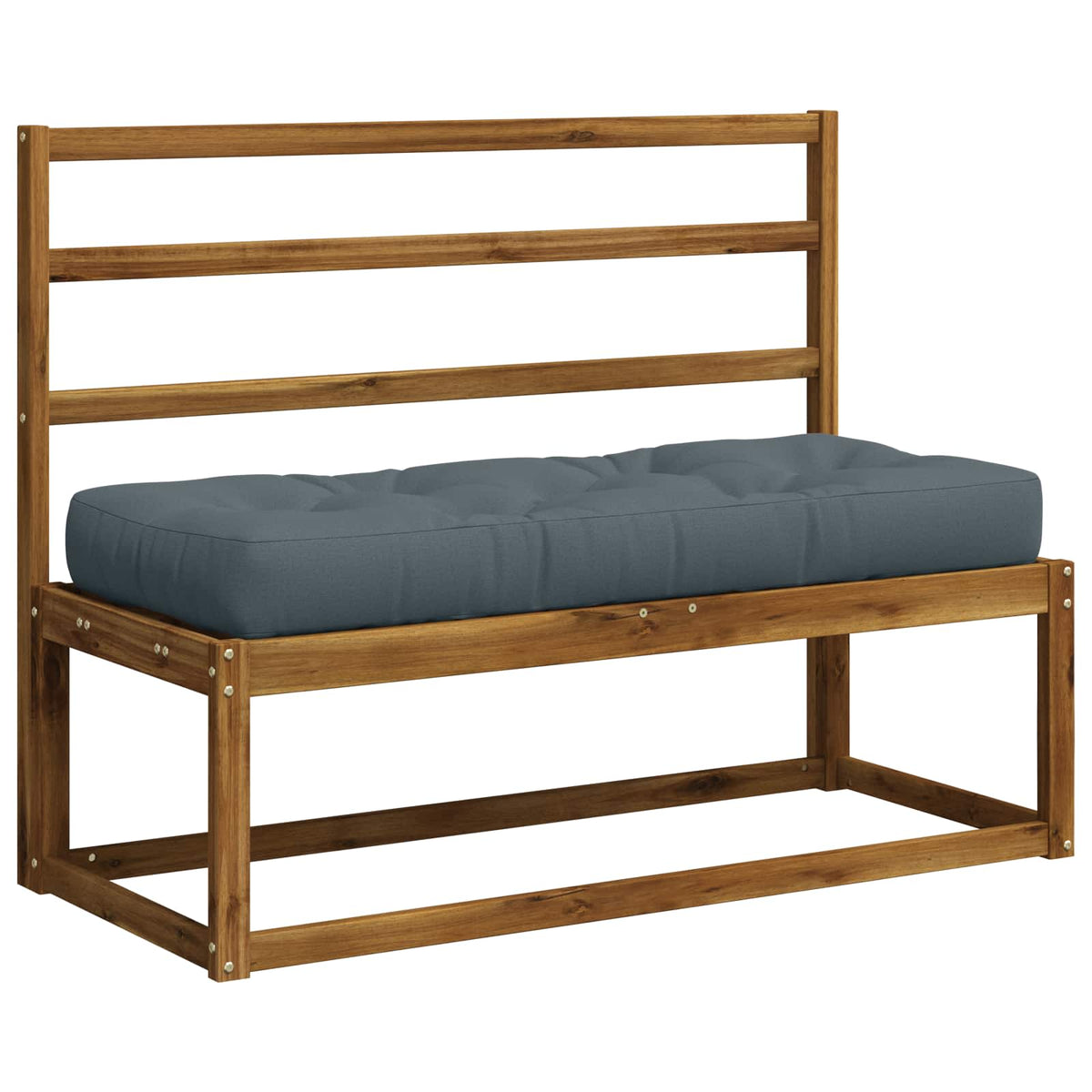 Pallet Zitkussen VIANEN 100% Polyester Blauw 120 x 50 x 12 cm