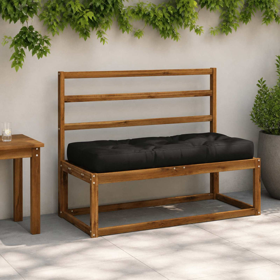 Pallet Zitkussen VIANEN 100% Polyester Zwart 120 x 40 x 12 cm