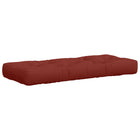 Pallet Zitkussen VIANEN 100% Polyester Rood 120 x 50 x 12 cm