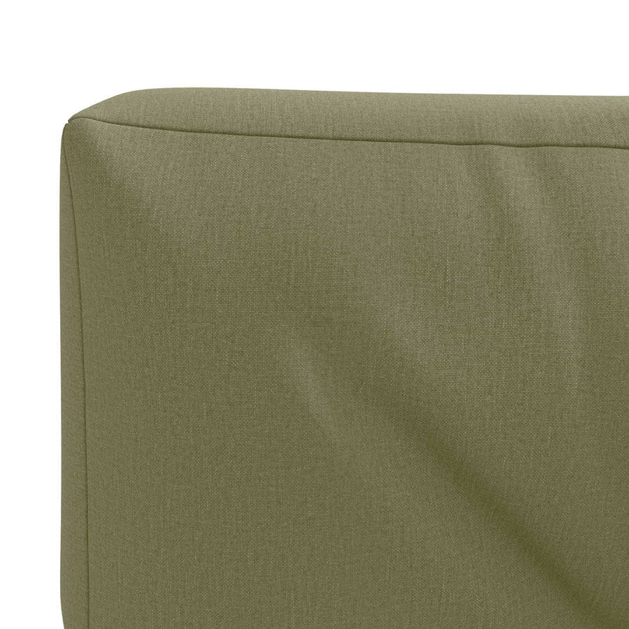 Pallet Rugkussen VIANEN 100% Polyester Olijfgroen