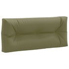 Pallet rugkussen olijfgroen 100% polyester