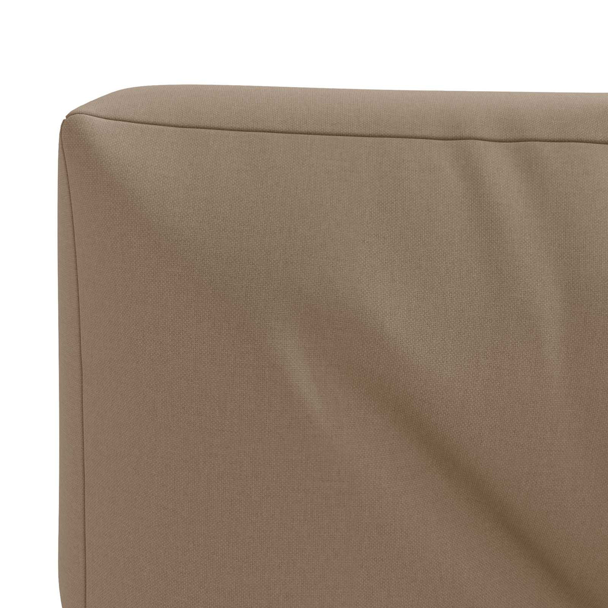 Pallet Rugkussen VIANEN 100% Polyester Taupe 120 x 40 x 12 cm