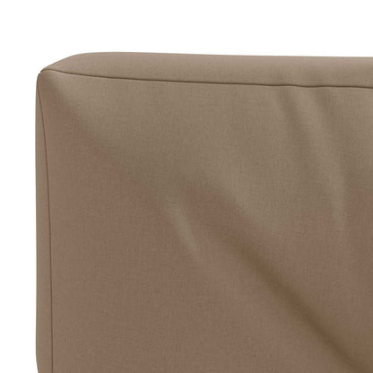 Pallet Rugkussen VIANEN 100% Polyester Taupe 120 x 40 x 12 cm