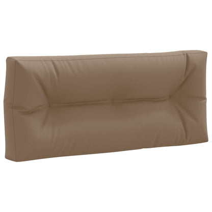 Pallet Rugkussen VIANEN 100% Polyester Taupe 120 x 40 x 12 cm