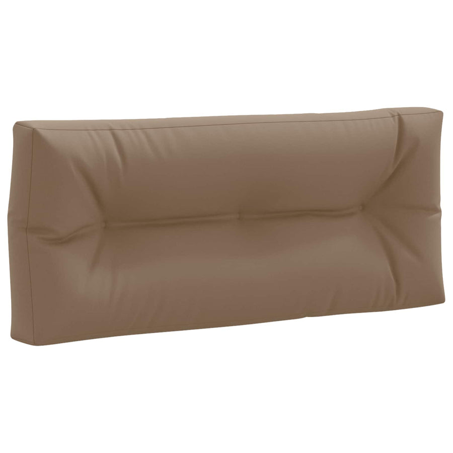 Pallet Rugkussen VIANEN 100% Polyester Taupe 120 x 40 x 12 cm