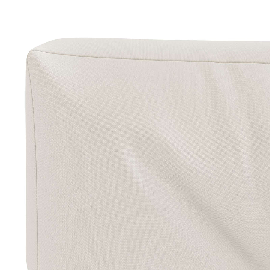 Pallet Rugkussen VIANEN 100% Polyester Wit 120 x 40 x 12 cm
