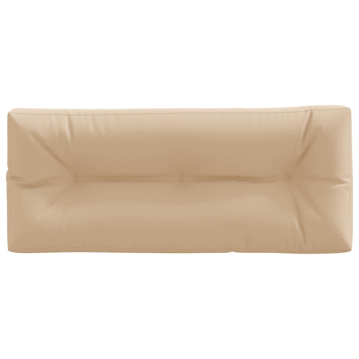 Pallet Rugkussen VIANEN 100% Polyester Zand 120 x 40 x 12 cm