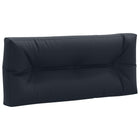 Pallet rugkussen 100% polyester donkerblauw