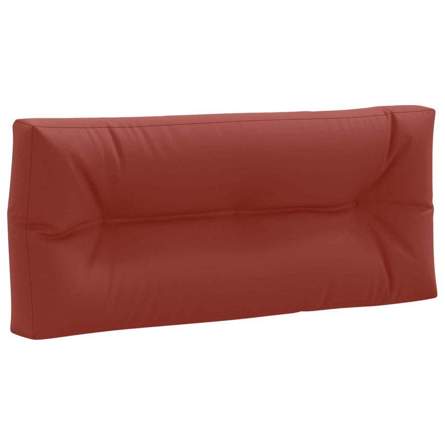 Pallet Rugkussen VIANEN 100% Polyester Rood 120 x 40 x 12 cm
