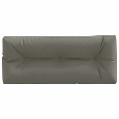 Pallet Rugkussen VIANEN 100% Polyester Grijs 120 x 40 x 12 cm