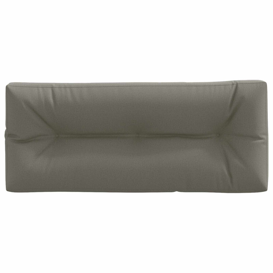 Pallet Rugkussen VIANEN 100% Polyester Grijs 120 x 40 x 12 cm