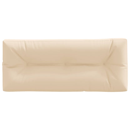 Pallet Rugkussen VIANEN 100% Polyester Crèmekleurig
