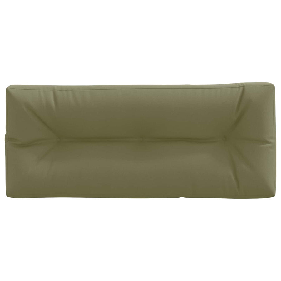 Pallet Rugkussen VIANEN 100% Polyester Olijfgroen
