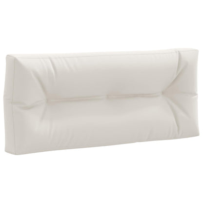 Pallet Rugkussen VIANEN 100% Polyester Wit 120 x 50 x 12 cm
