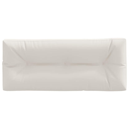 Pallet Rugkussen VIANEN 100% Polyester Wit 120 x 50 x 12 cm