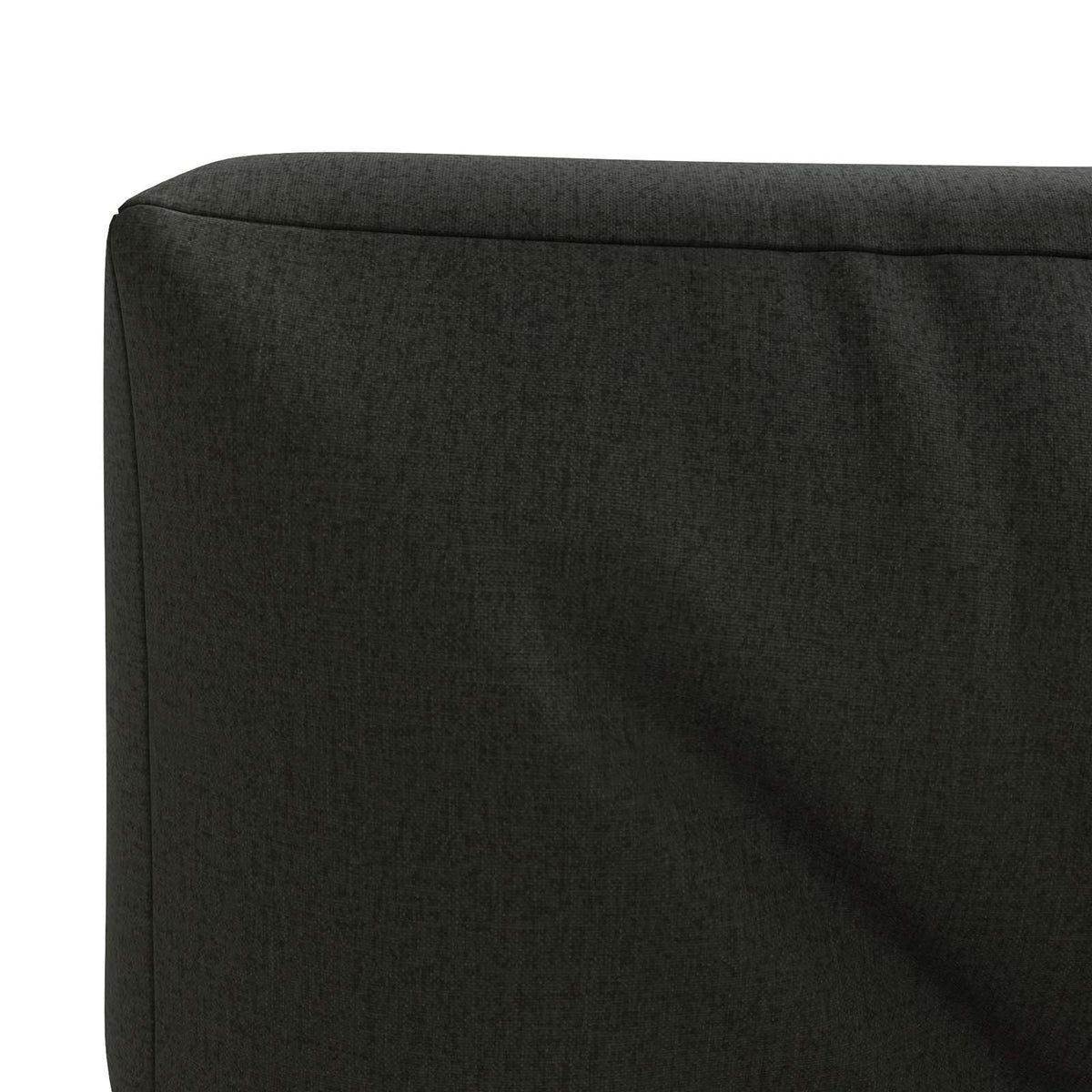 Pallet Rugkussen VIANEN 100% Polyester Zwart 120 x 50 x 12 cm