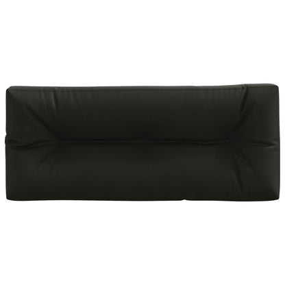 Pallet Rugkussen VIANEN 100% Polyester Zwart 120 x 50 x 12 cm