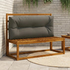 Pallet rugkussen VIANEN antraciet 100% polyester