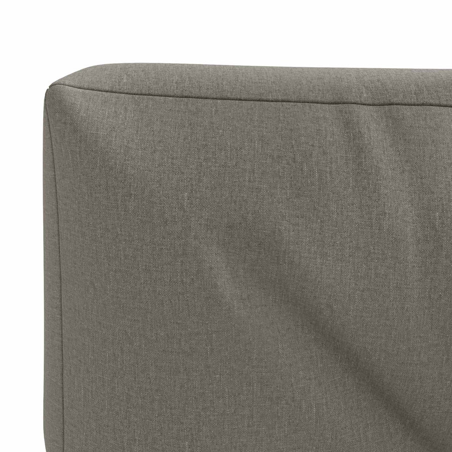Pallet Rugkussen VIANEN 100% Polyester Grijs 120 x 50 x 12 cm