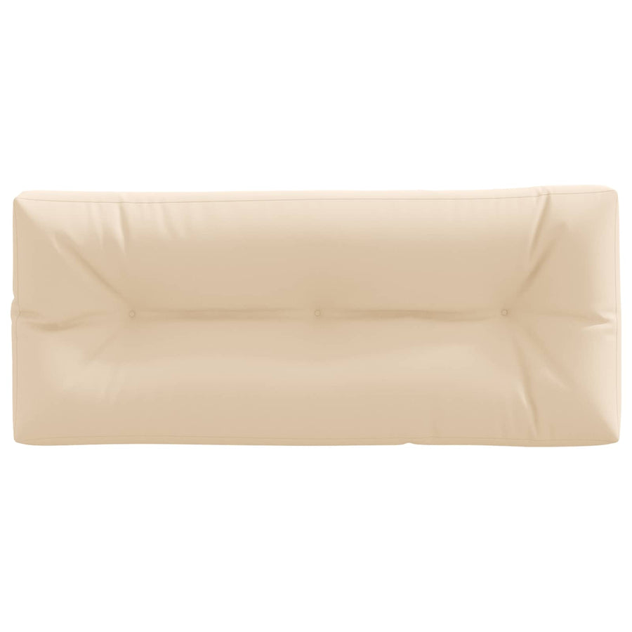 Pallet Rugkussen VIANEN 100% Polyester Crèmekleurig