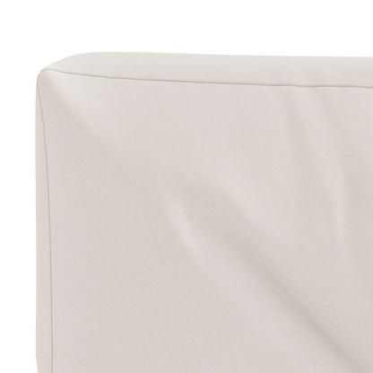 Pallet Rugkussen VIANEN 100% Polyester Wit 120 x 60 x 12 cm