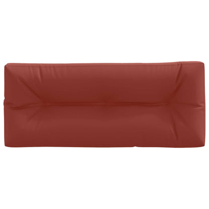 Pallet Rugkussen VIANEN 100% Polyester Rood 120 x 60 x 12 cm