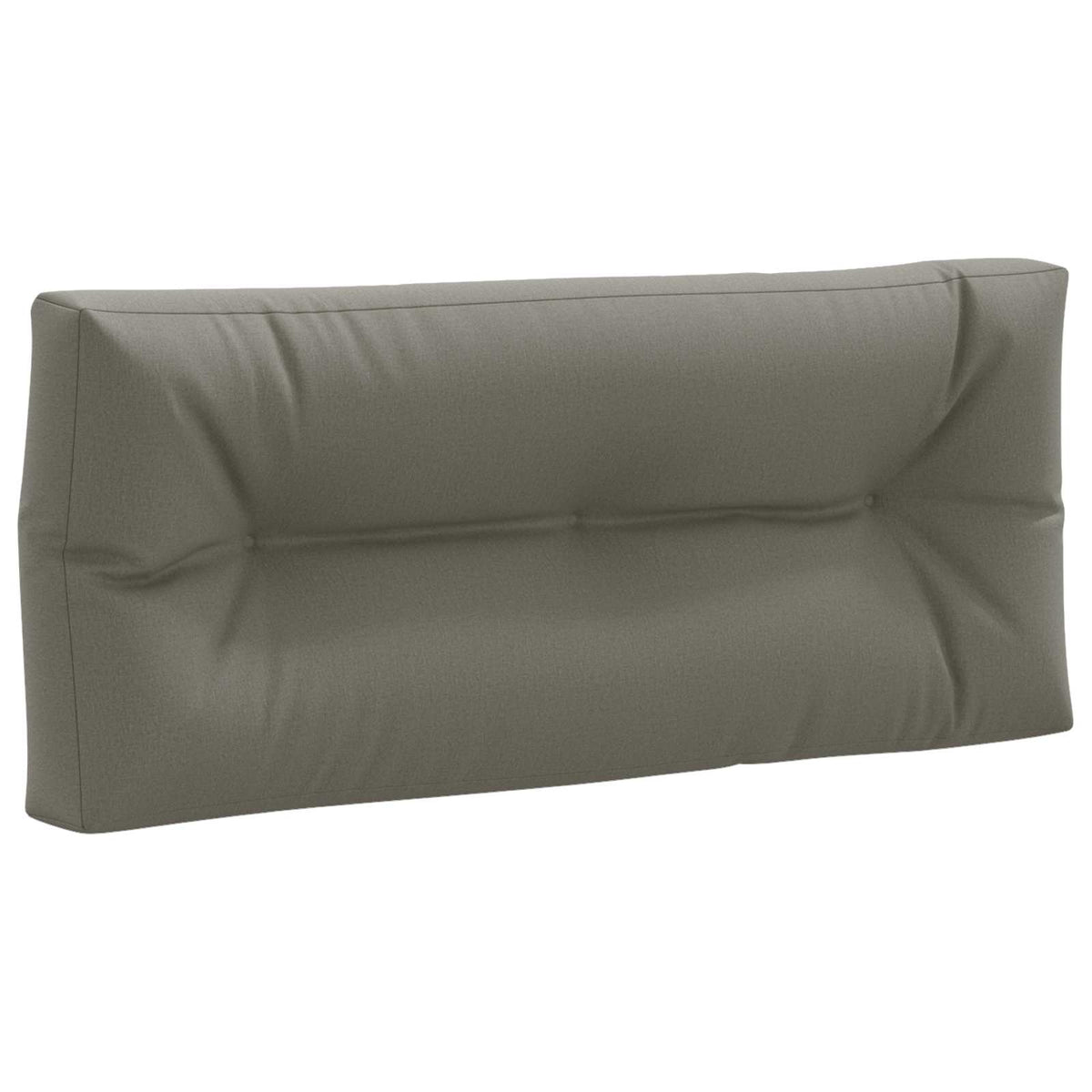 Pallet Rugkussen VIANEN 100% Polyester Grijs 120 x 60 x 12 cm