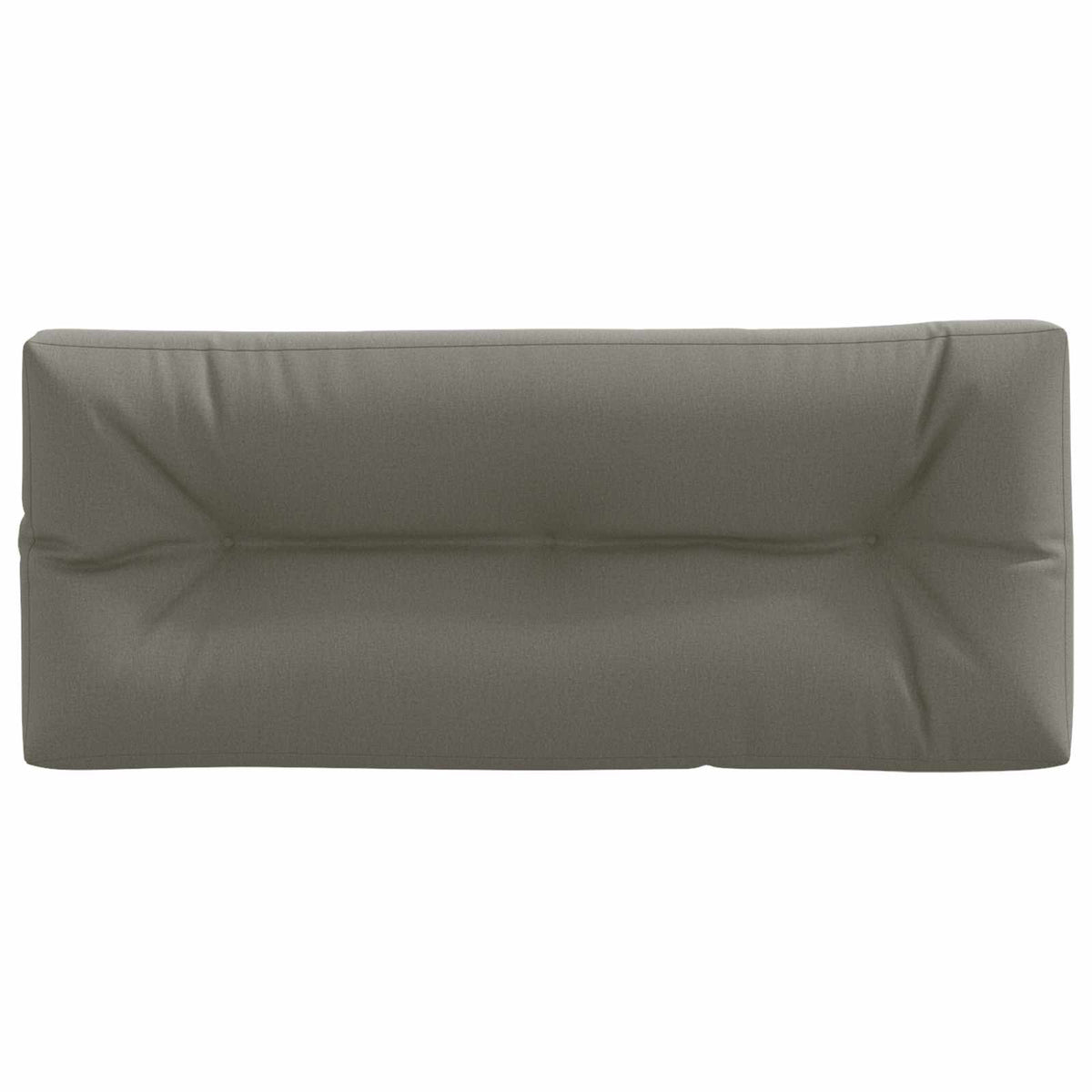 Pallet Rugkussen VIANEN 100% Polyester Grijs 120 x 60 x 12 cm