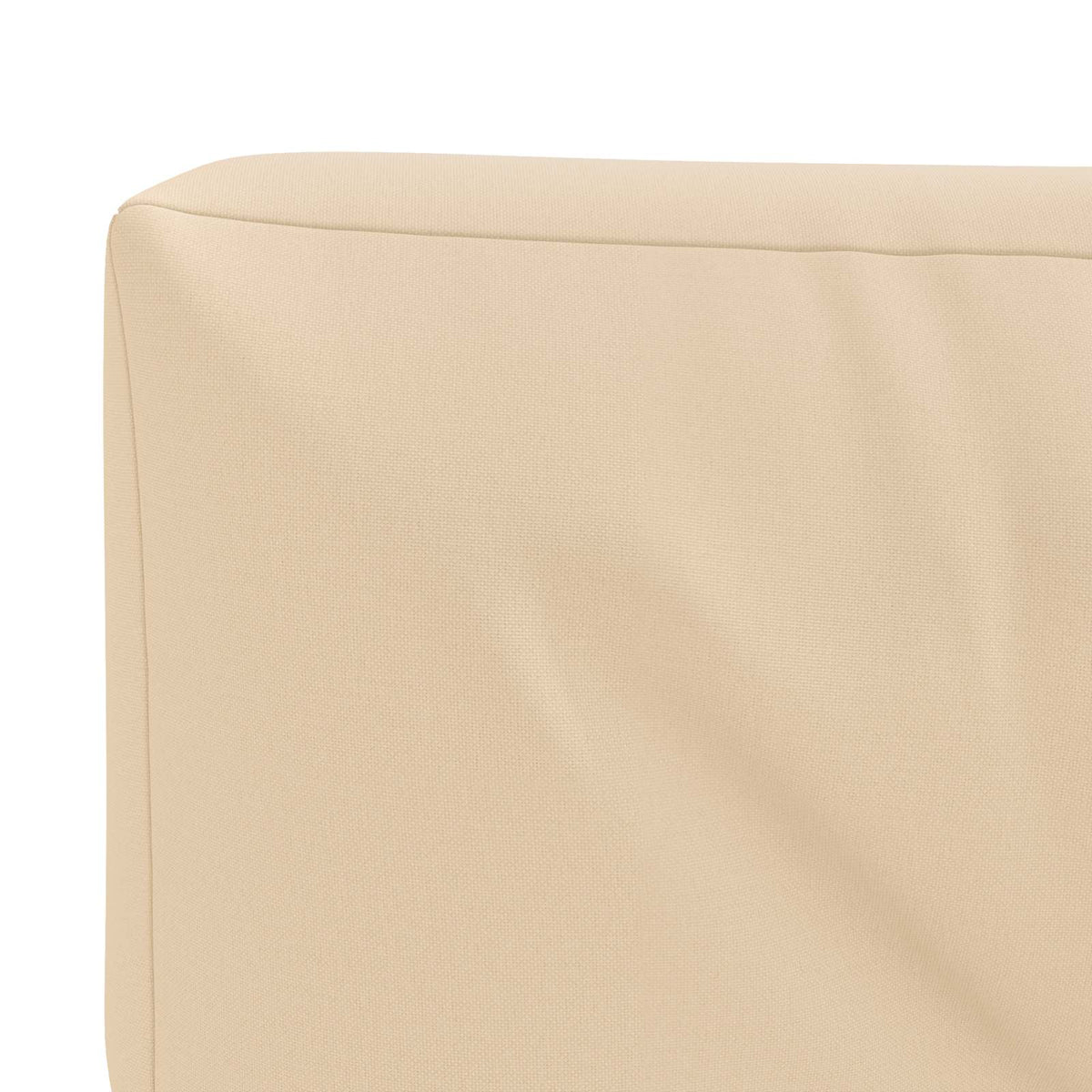 Pallet Rugkussen VIANEN 100% Polyester Crèmekleurig