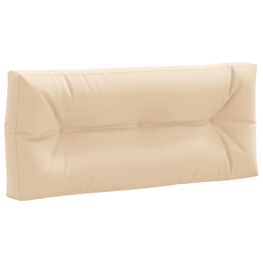 Pallet Rugkussen VIANEN 100% Polyester Crèmekleurig